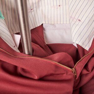 Vintage 1990s Japanese Maroon Nikka Work Wear Pants